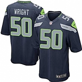 Nike Men & Women & Youth Seahawks #50 K.J. Wright Navy Blue Team Color Game Jersey,baseball caps,new era cap wholesale,wholesale hats